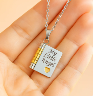 Coin Necklace with Birthstone
